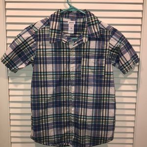 NWOT Carter’s Boys sz10 button-up shirt